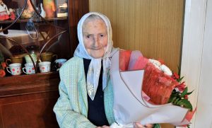 Medumu pagasta iedzīvotāja Marija Pukinska svin 102. dzimšanas dienu!