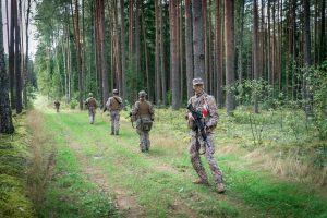 Zemessardzes 3. Latgales brigāde militārajās mācībās “Namejs 2021” sāk lauka taktisko vingrinājumu